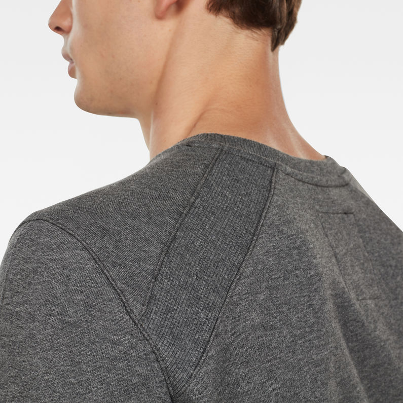 G-STAR® Motac Slim Sweater Grey detail shot