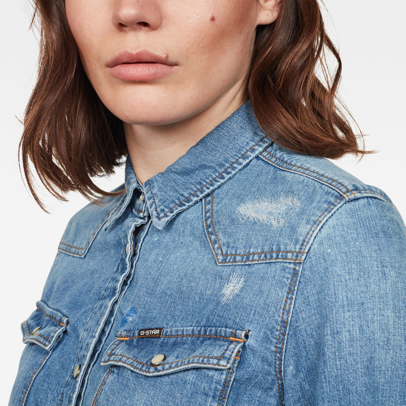 G-Star RAW® 3301 Shirt ライトブルー detail shot