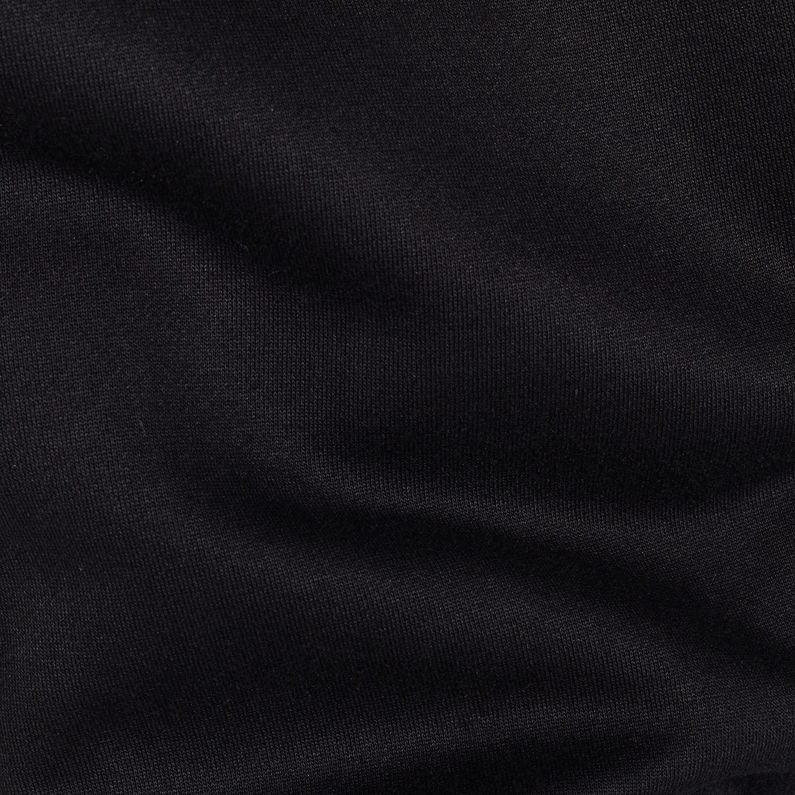 G-Star RAW® Motac Slim Tapered Sweatpants Black fabric shot