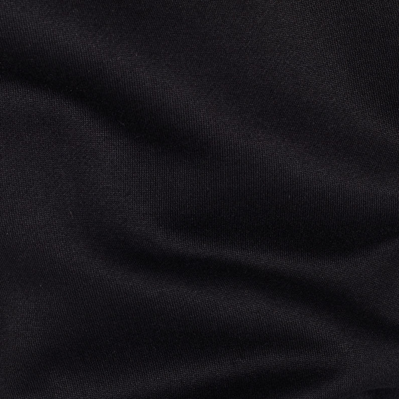 G-Star RAW® Motac Slim Tapered Sweatpants Zwart fabric shot