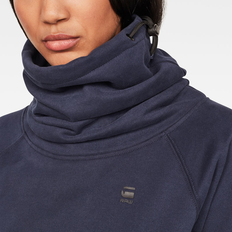 G-Star RAW® Bofort Aero Slim Sweater Donkerblauw detail shot