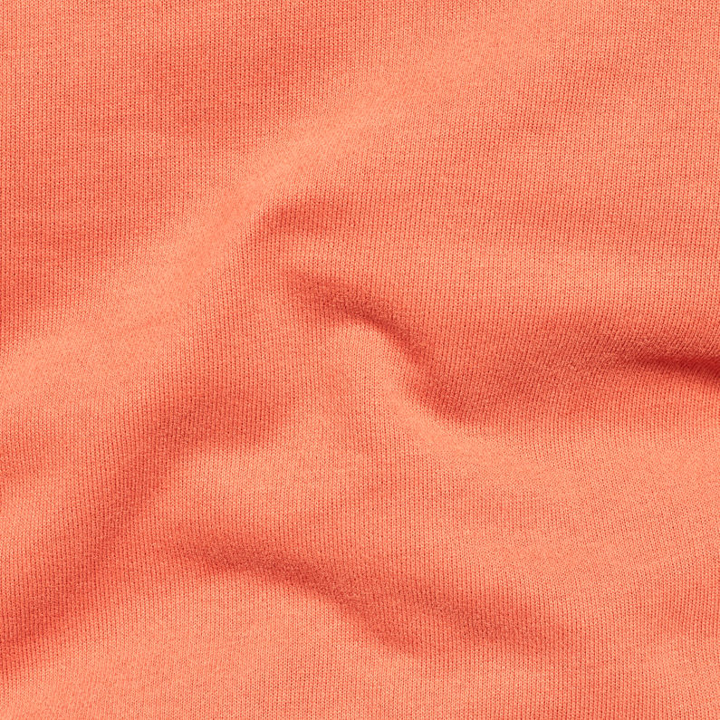 G-Star RAW® Sweat Graphic 22 Boyfriend Slit Orange fabric shot