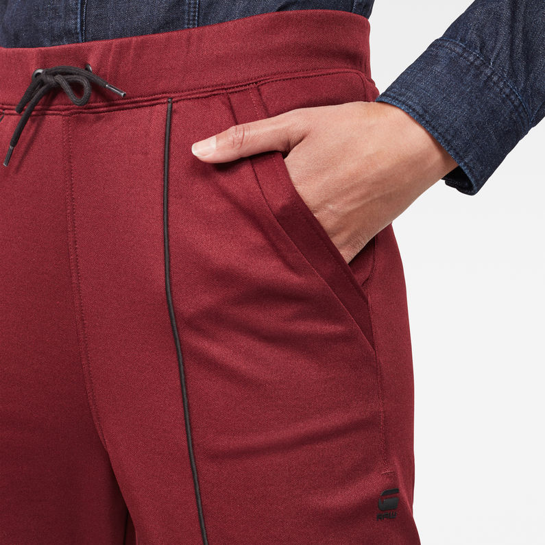 G-Star RAW® Lanc Skinny Trackpants Red detail shot