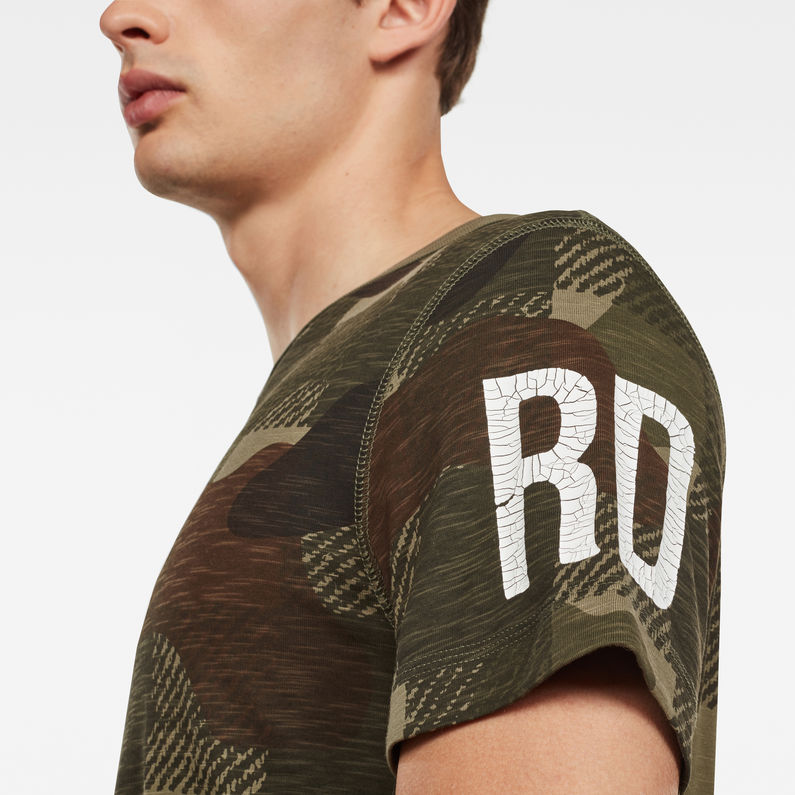 G-Star RAW® Graphic 1 T-Shirt Green detail shot