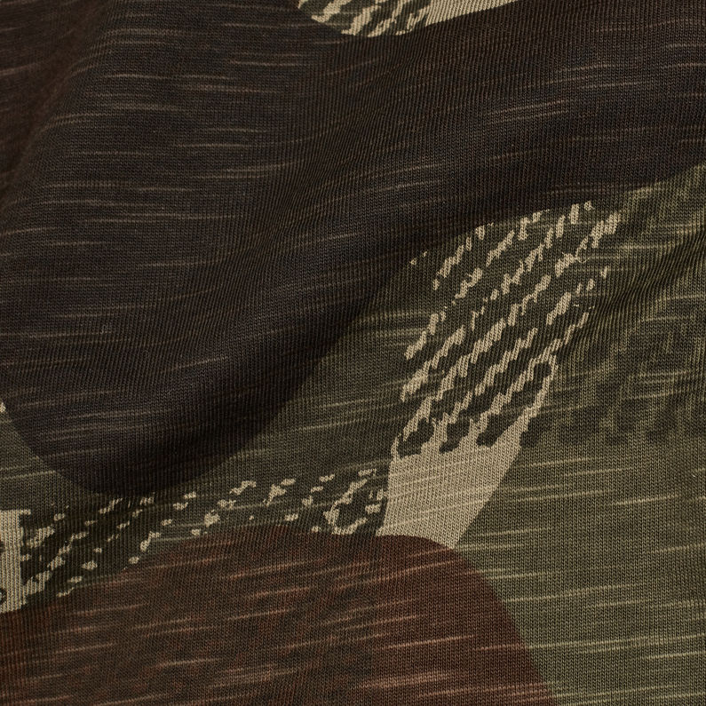 G-Star RAW® T-shirt Graphic 1 Vert fabric shot