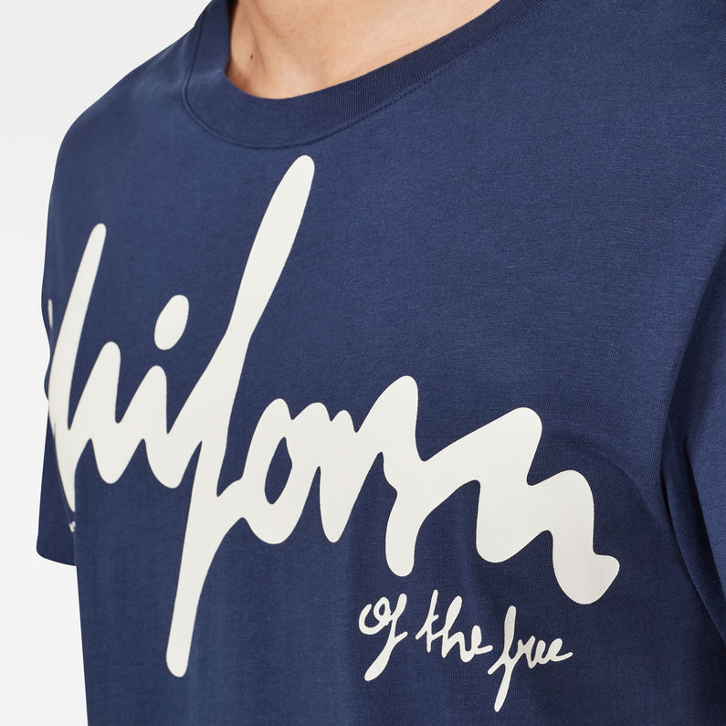 G-Star RAW® T-shirt Graphic 14 Bleu foncé