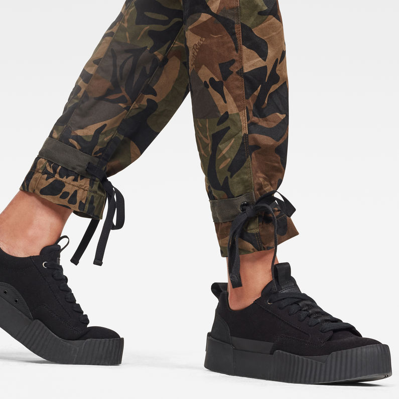 G-STAR® Army Radar Boyfriend Strap Hose Grün detail shot