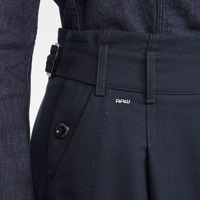 G-STAR® Jupe-culotte Ramin Bleu foncé detail shot