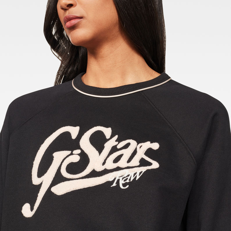 G-Star RAW® Sudadera Graphic 21 Xzula Negro detail shot