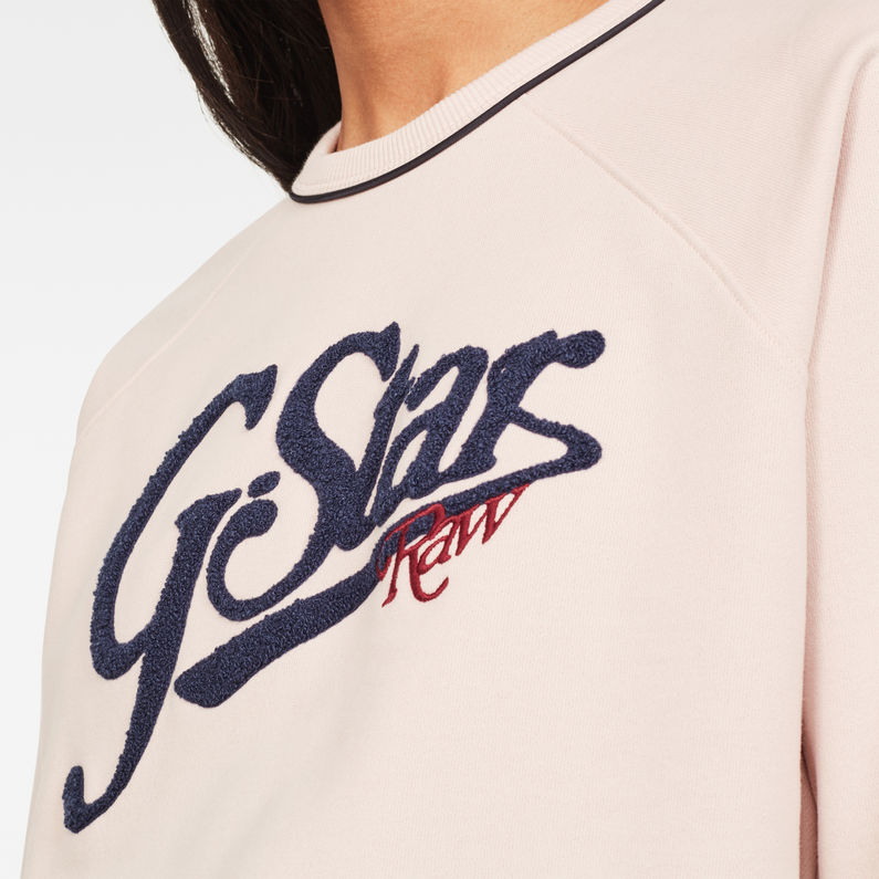 G-Star RAW® Sudadera Graphic 21 Xzula Rosa detail shot
