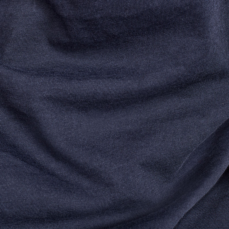 G-Star RAW® Graphic 27 Slim Top Dark blue fabric shot
