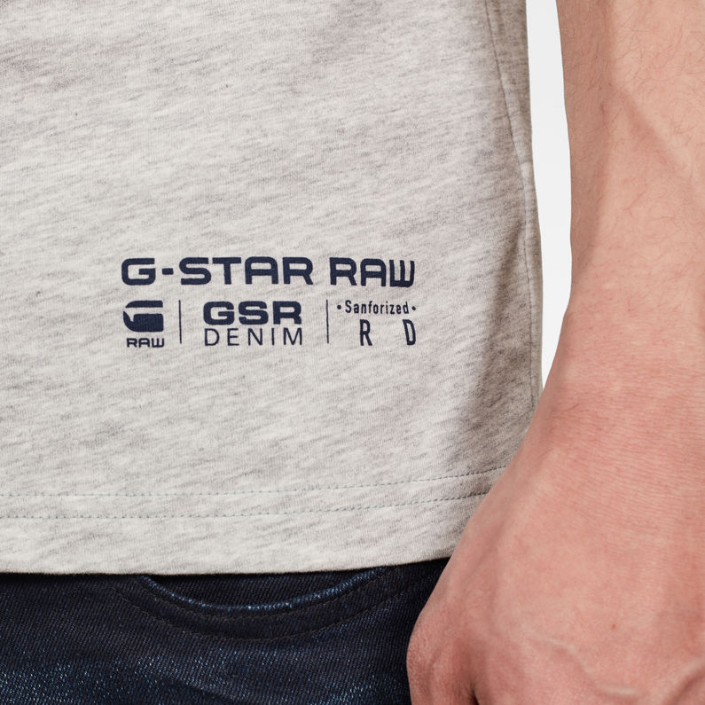 G-Star RAW® Camiseta Graphic 12 Slim Gris