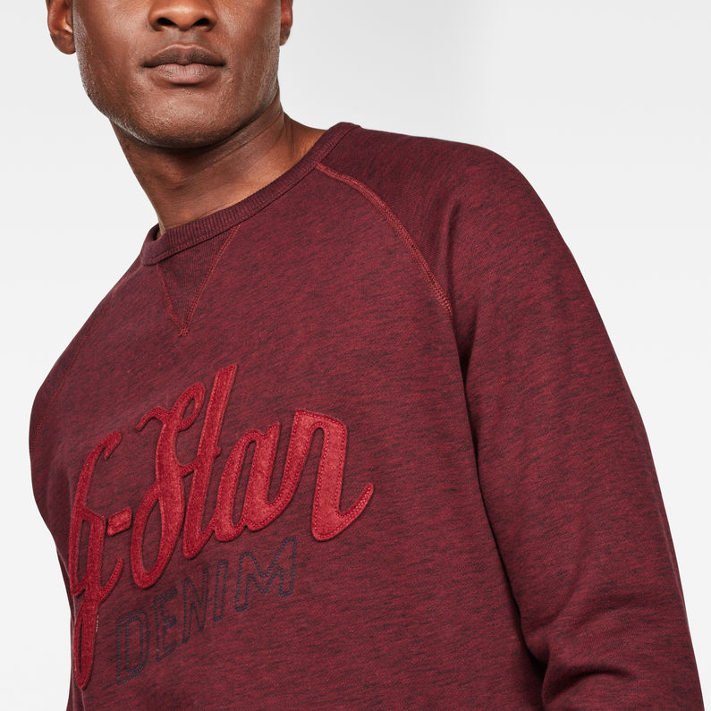 G-Star RAW® Sudadera Graphic 15 Core Rojo detail shot