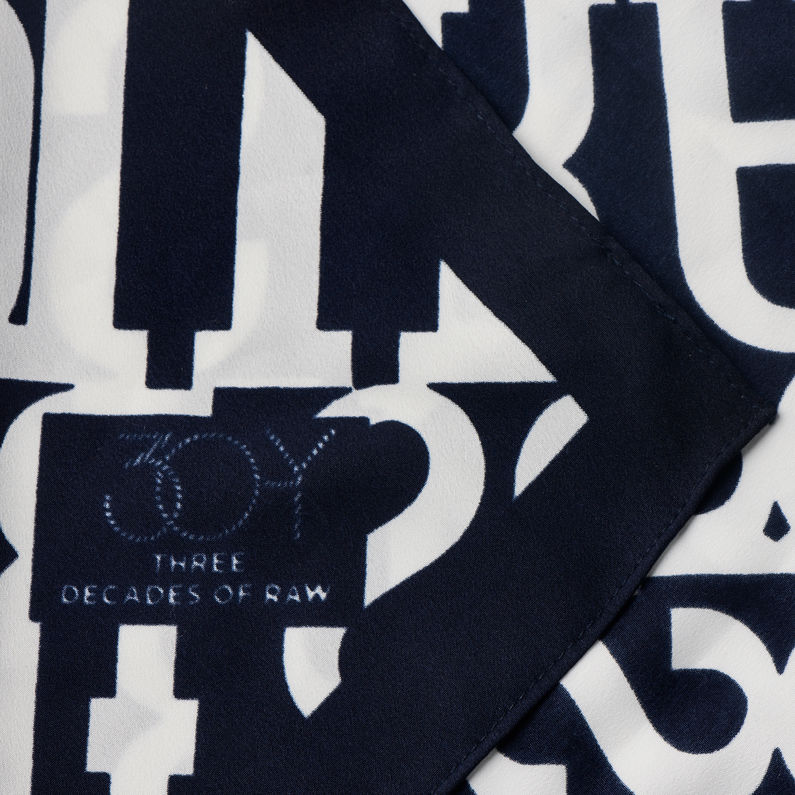 G-Star RAW® Bandana 30 Years Auniq Allover Bleu foncé