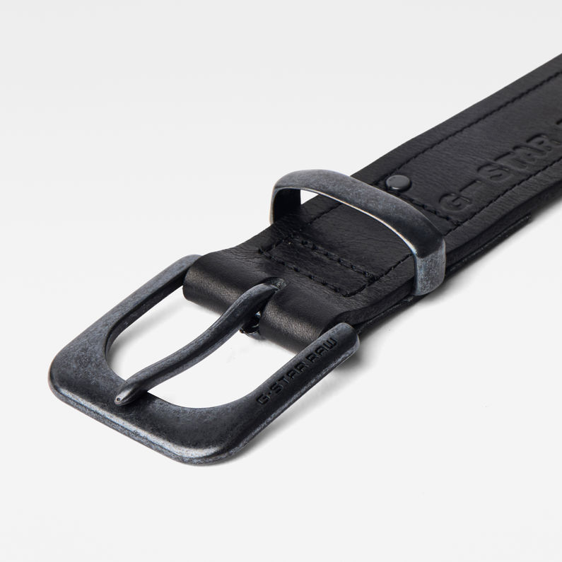 G-Star RAW® Ceinture Drego Noir detail shot buckle