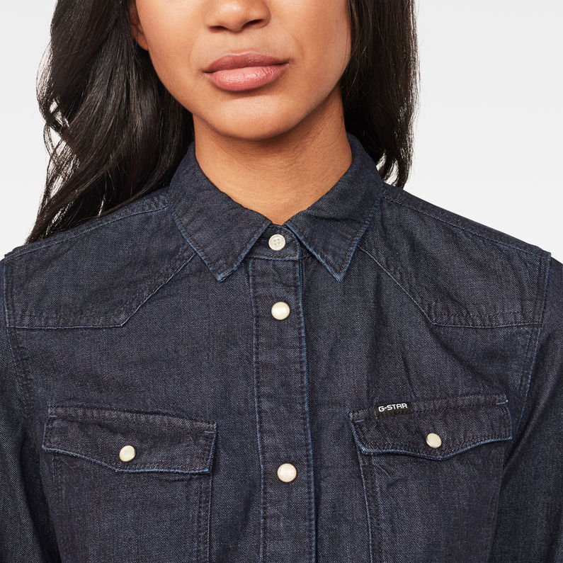 G-Star RAW® 3301 Blouse Dark blue detail shot