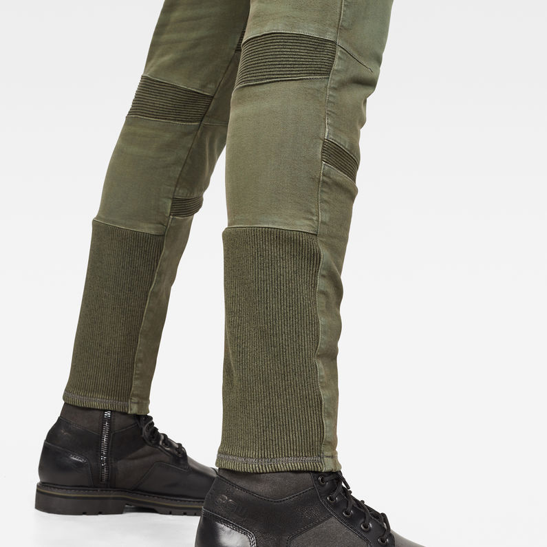 G-Star RAW® Motac 3D Slim Gekleurde Jeans Groen detail shot