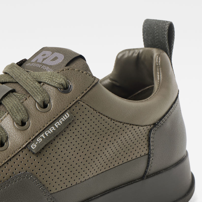 G-Star RAW® Rackam Core Low Sneakers Groen detail