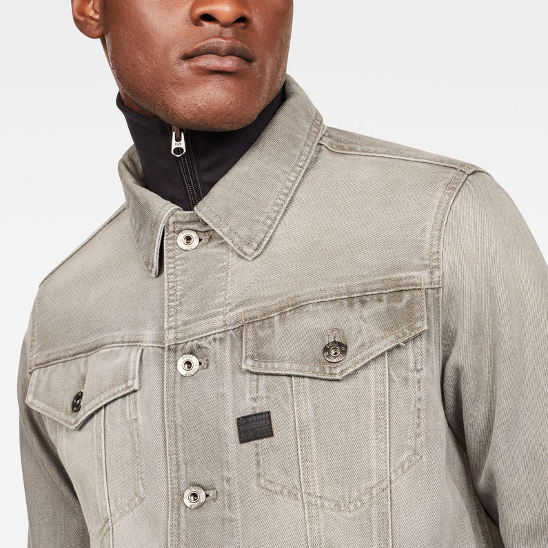 G-Star RAW® Chaqueta D-Staq Slim Earthtrace Verde detail shot