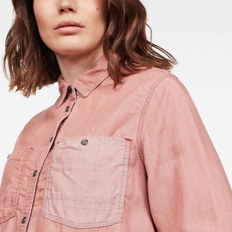 G-STAR® Remi Boyfriend Shirt Pink detail