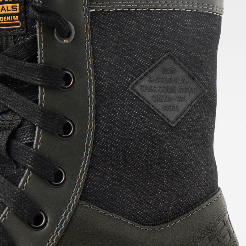 G-Star RAW® Tendric Boots Zip Black detail