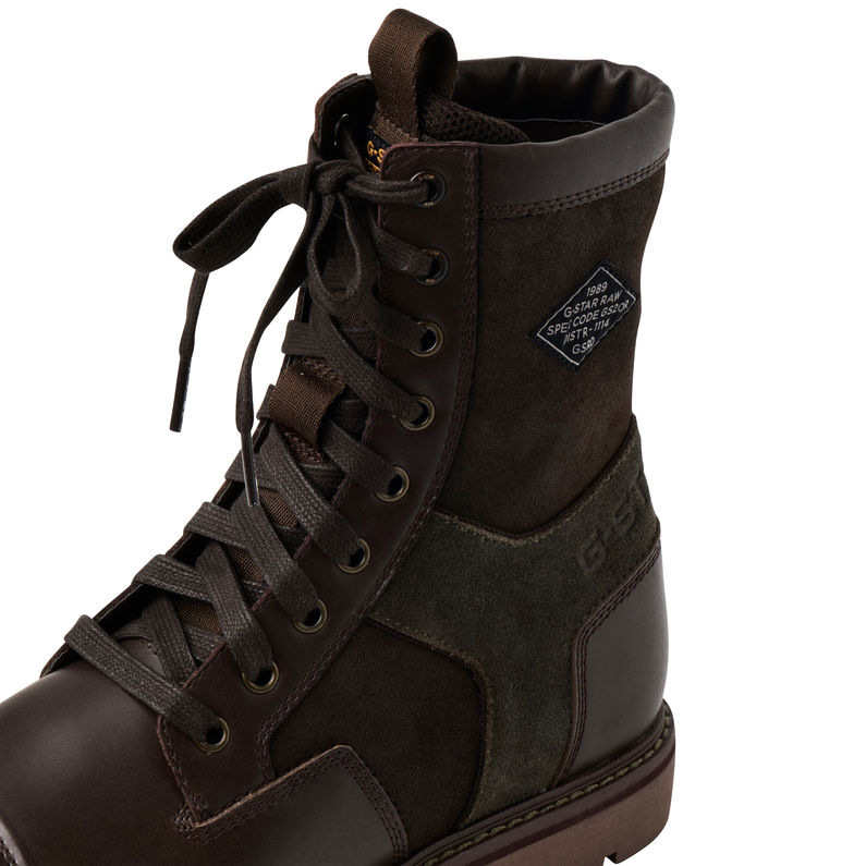 G-STAR® Tendric Stiefel Braun detail