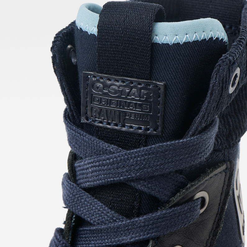G-Star RAW® Parta High Sneakers Donkerblauw detail