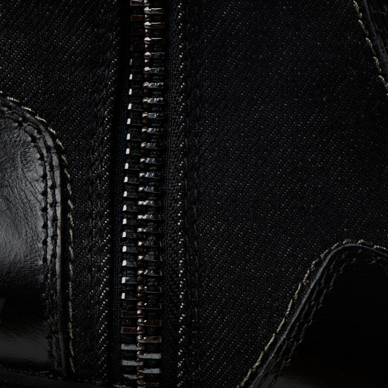 G-Star RAW® Minor Zip Boots High ブラック fabric shot