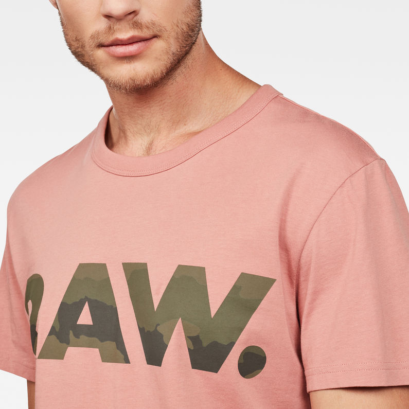 G-Star RAW® T-shirt Graphic 6 Rose detail shot