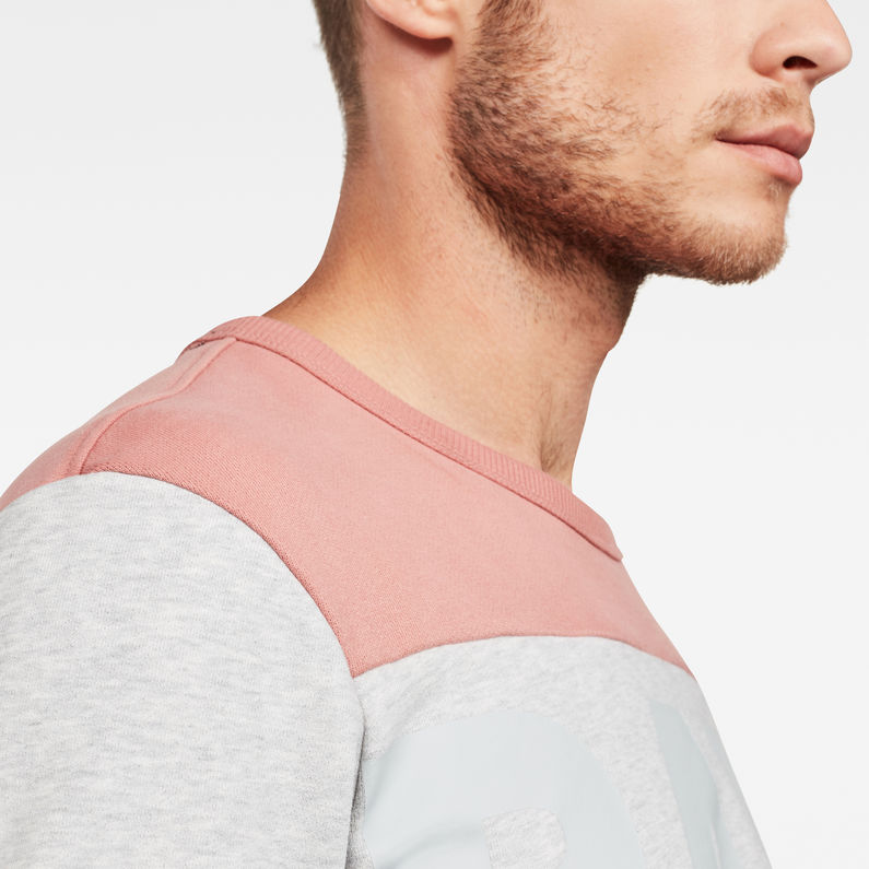 G-Star RAW® Libe Core Sweatshirt Pink detail shot