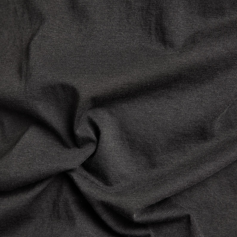 G-Star RAW® Basic Heather T-Shirt 2-Pack Schwarz fabric shot