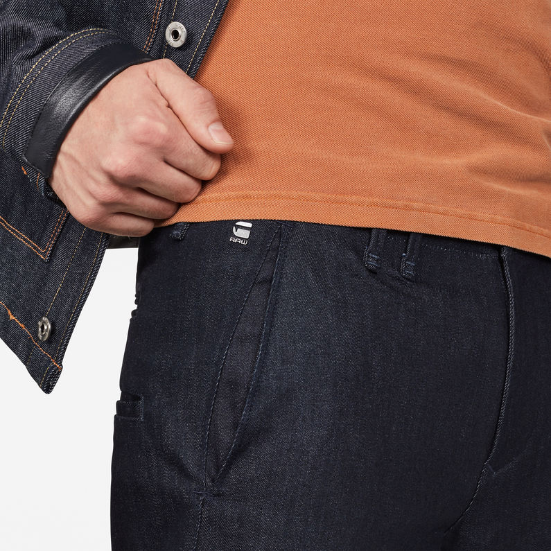 G-Star RAW® Chinos Vetar Denim Azul oscuro detail shot