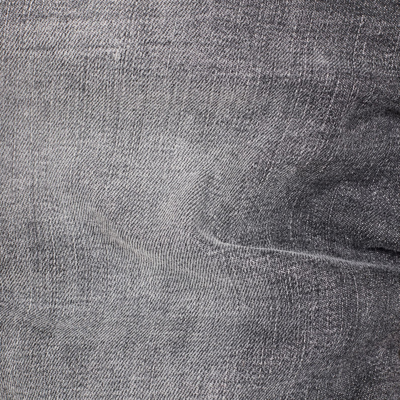 G-STAR® 5622 Knee Zip High Skinny Jeans Black fabric shot