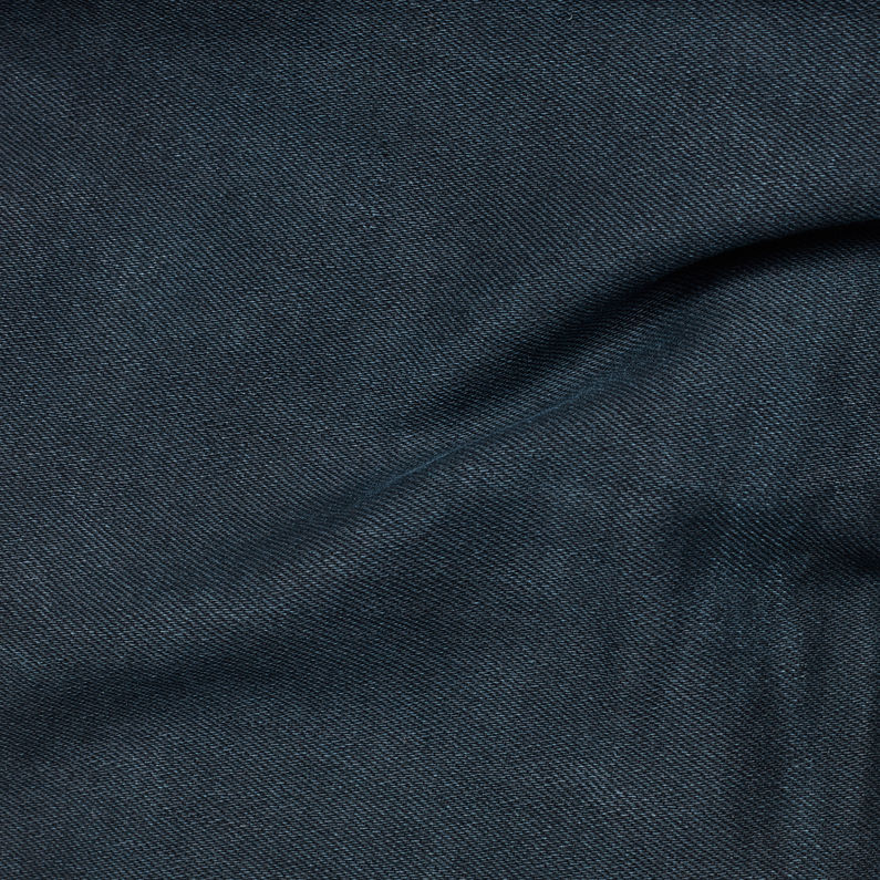 G-Star RAW® Jean 5620 3D Zip Knee Skinny Colored Bleu foncé fabric shot