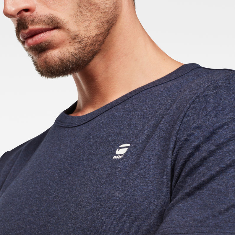 G-Star RAW® Daplin T-Shirt Dunkelblau detail shot