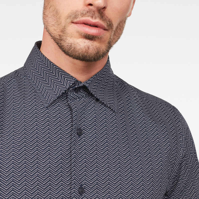 G-Star RAW® Core Super Slim Shirt Dark blue detail shot