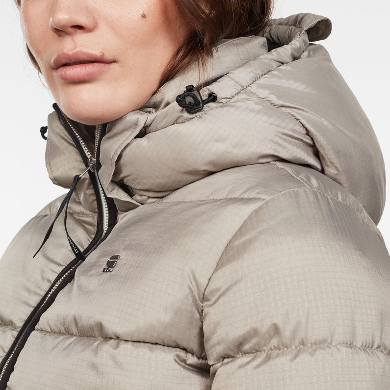 G-Star RAW® Surchemise Meefic Sundu Quilted Gris detail shot