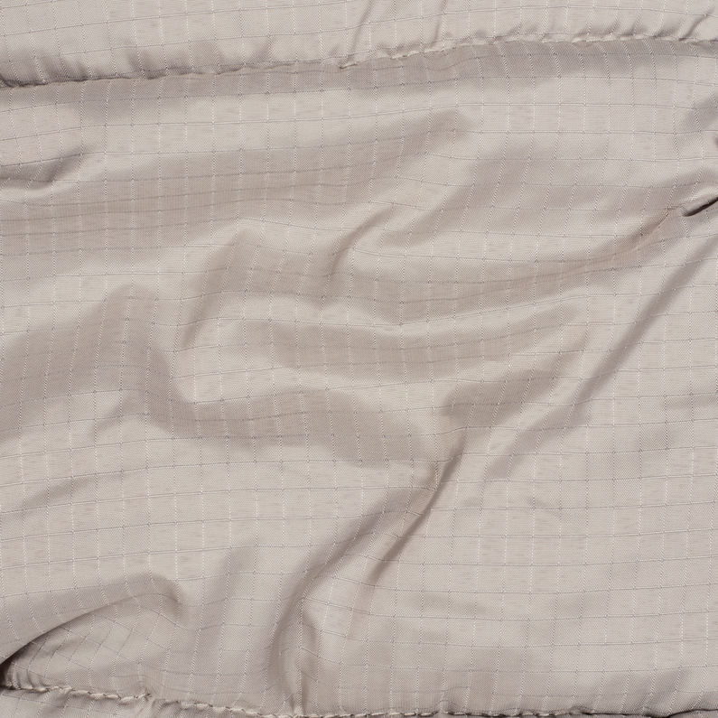 G-Star RAW® Sobrecamisa con capucha Meefic Sundu Quilted Gris fabric shot