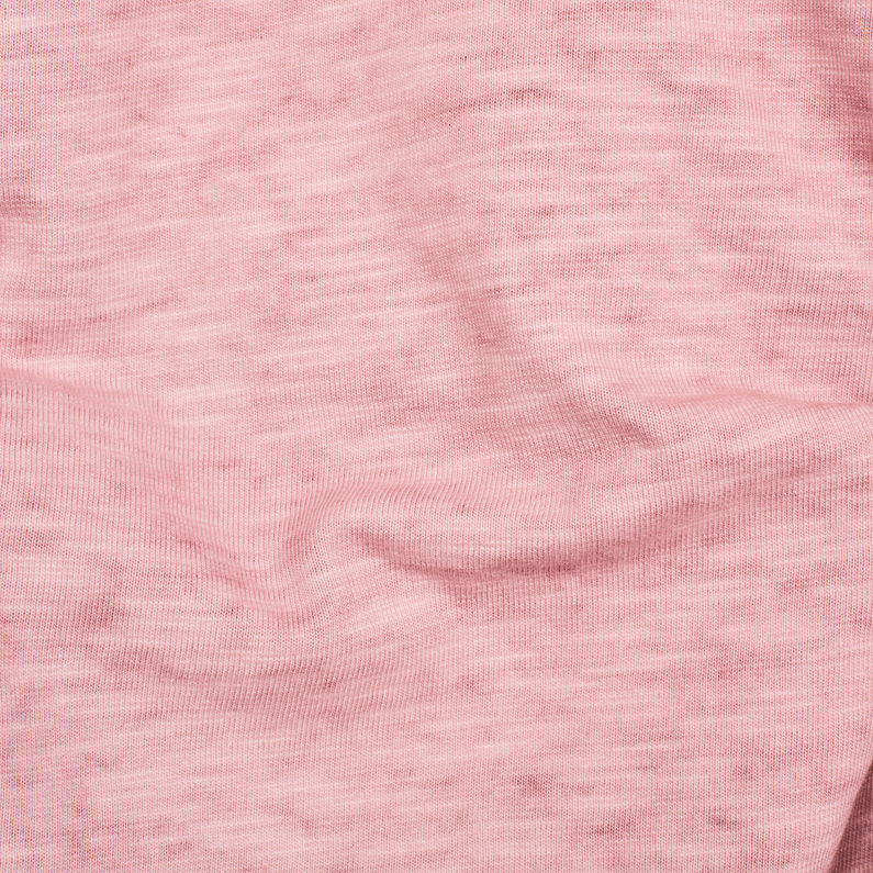 G-Star RAW® Valtoras Overdyed Raglan T-Shirt Red fabric shot