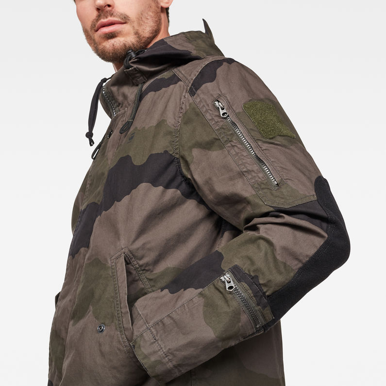 G-STAR® Batt Zip Parka Grün detail shot