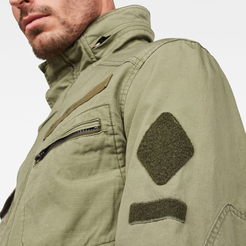 G-Star RAW® XPO Field Jacket Green detail shot