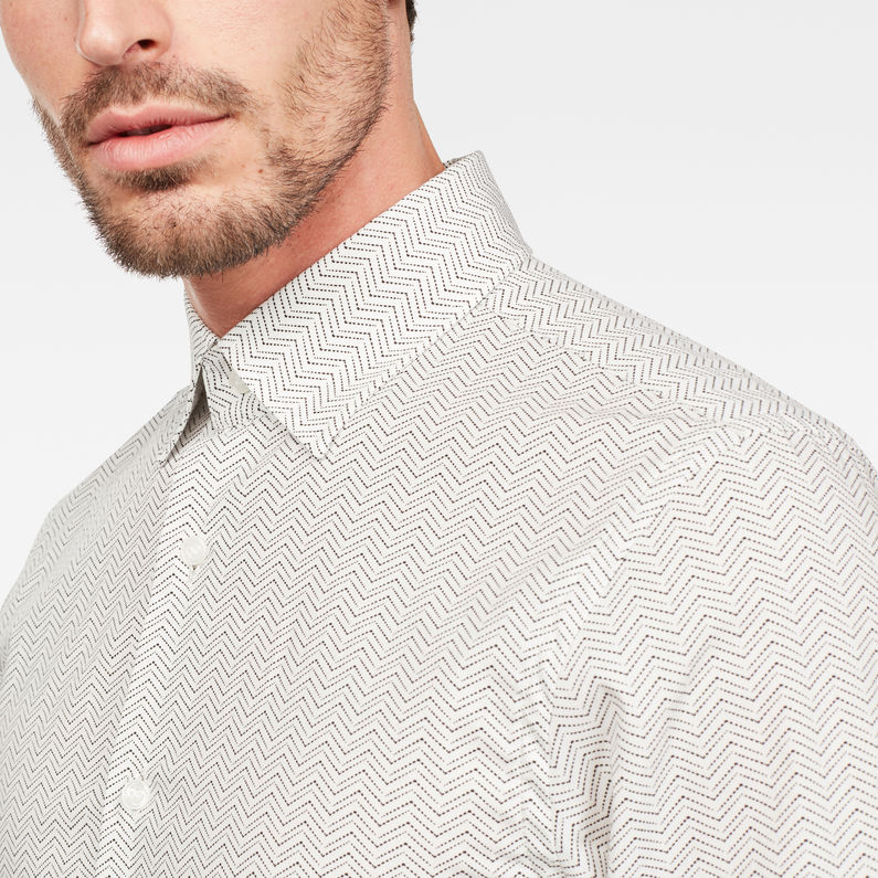 G-Star RAW® Camisa Core Super Slim Blanco detail shot