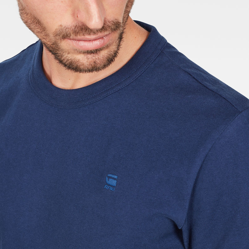 G-Star RAW® T-shirt Stem Bleu foncé detail shot