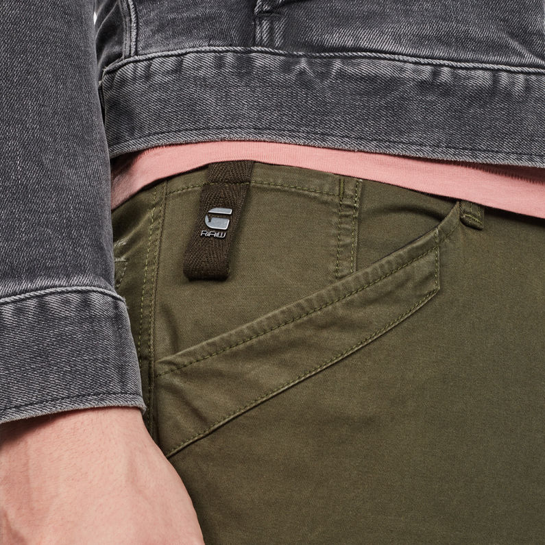 G-Star RAW® Roxic Pant Green detail shot