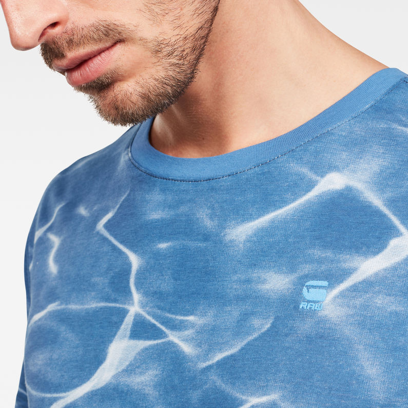 G-Star RAW® Camiseta Salant Loose Azul claro detail shot