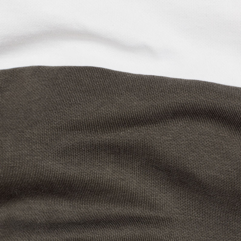 G-Star RAW® Sudadera Swando New Block Verde fabric shot