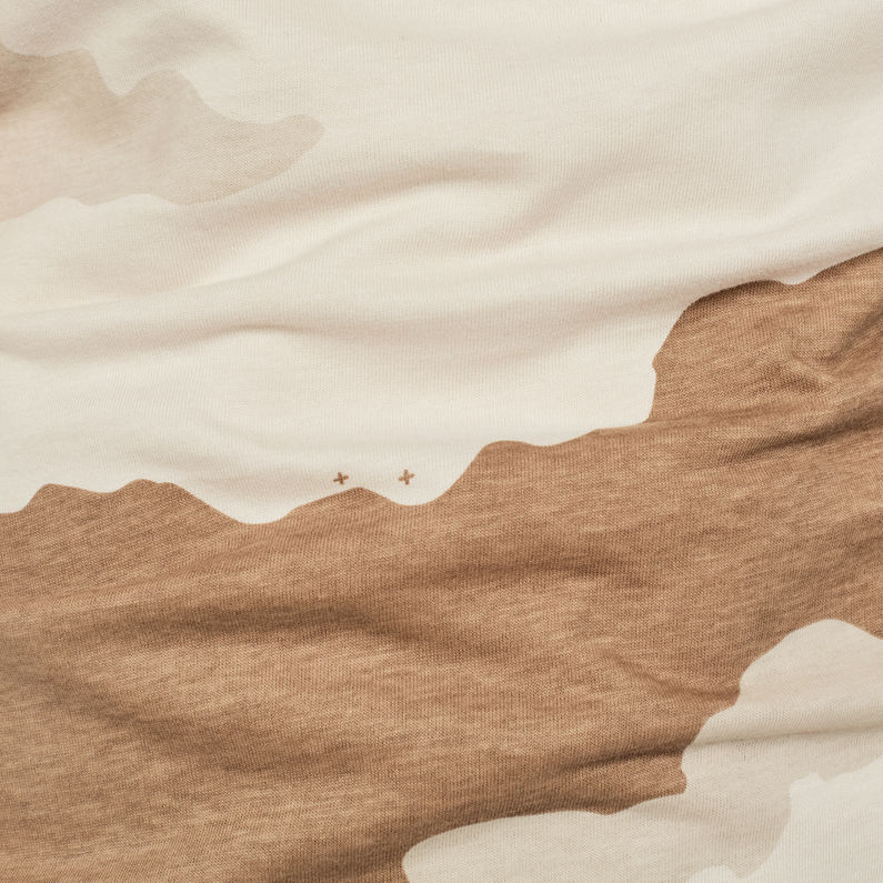 G-Star RAW® Graphic 13 T-Shirt Beige fabric shot