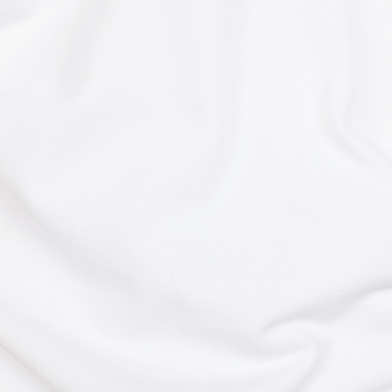 G-Star RAW® Oluv Slim Polo White fabric shot