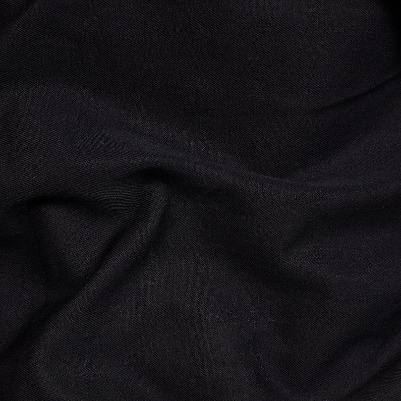 G-Star RAW® Jean Kerf Cargo High Skinny Noir fabric shot