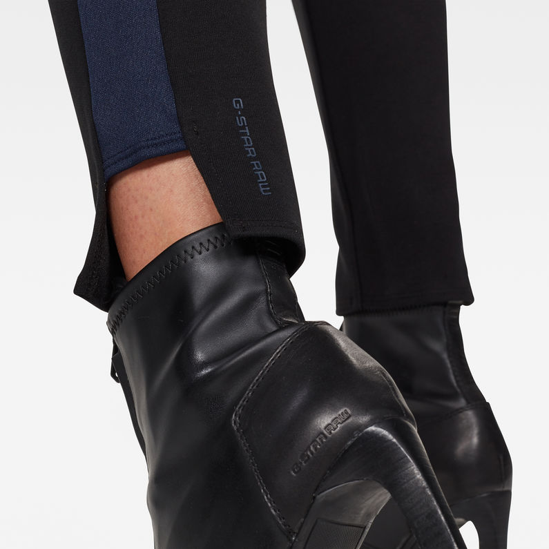 G-Star RAW® Pantalon High Tregging Ankle Noir detail shot